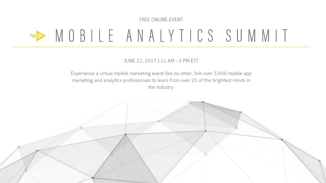 Mobile Analytics Summit – um evento online para o Mobile Marketing!